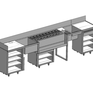 Conception Bar Inox pour Cocktail